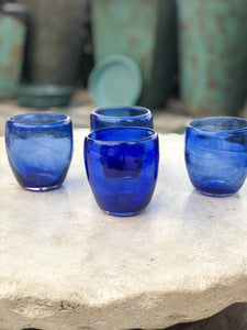 Handblown Cielo Glasses - set of 4 - Glasswear