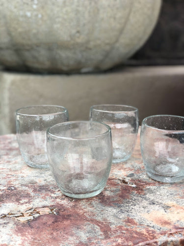 Handblown Claro Glasses - set of 4 - Glasswear