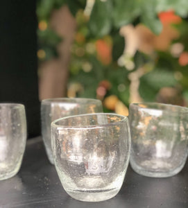 Handblown Claro Glasses - set of 4 - Glasswear