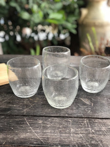 Handblown Claro Glasses - set of 4 - Glasswear