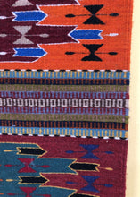 Load image into Gallery viewer, Handwoven Amado Wool Rug, woven by hand in colorful natural dyes