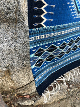 Load image into Gallery viewer, Made by hand in Mexico by master weavers, organic wool rugs.