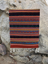 Load image into Gallery viewer, natural wool rug made by hand by Oaxaca artists in Mexico.