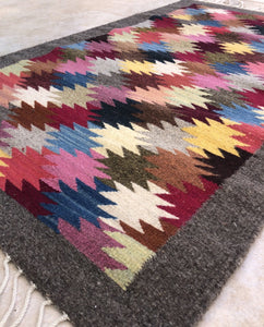 Handwoven Sola Natural Wool Rug - Rugs Home Decor